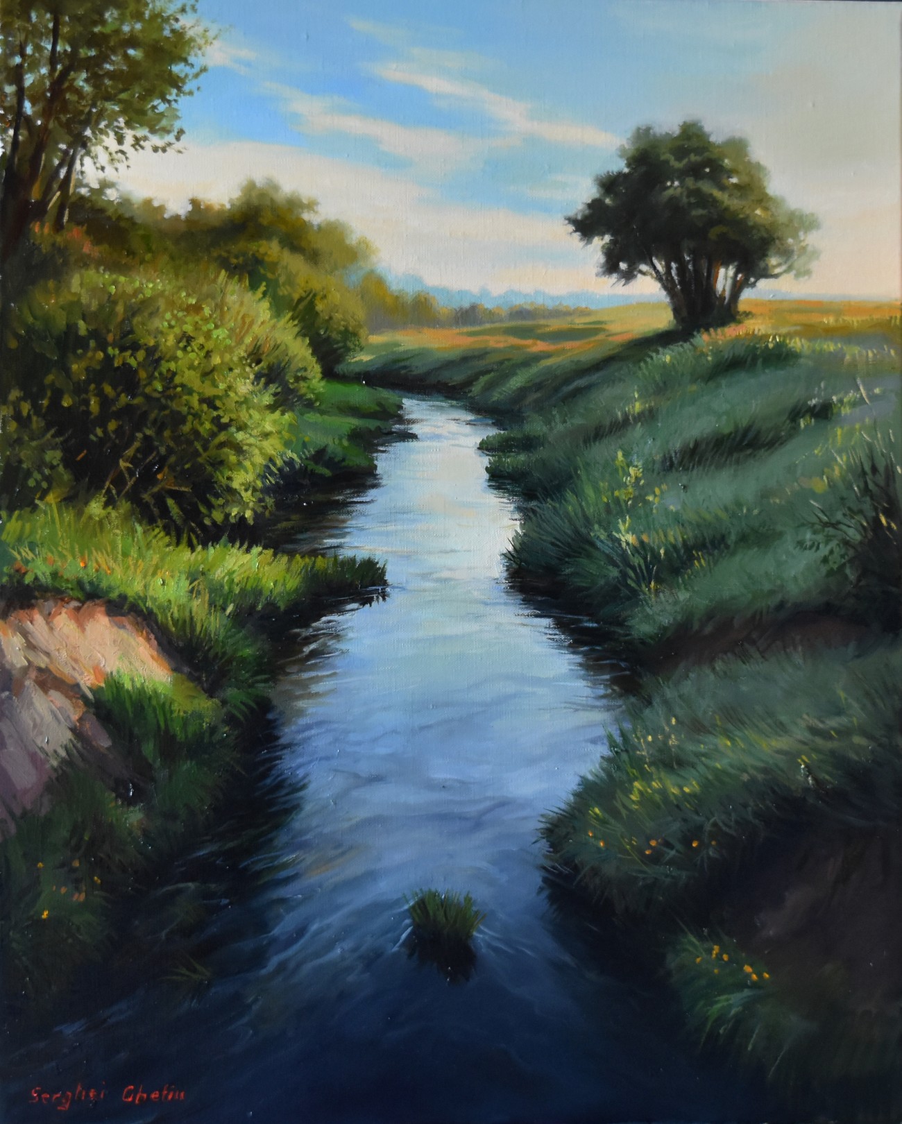 Serghei Ghetiu, A summer evening Serghei Ghetiu, A summer evening