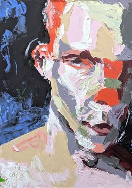 Peinture, La joie et la bonne humeur ne sont pas au RDV, G. Carta