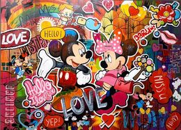 Pittura, Pop Mickey & Minnie, Stéphan Ouzilou (Fano)
