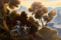 Gemälde, Raising Achilles, Oleg Litvinov