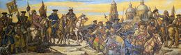 Painting, Mazepa and Karl, Oleg Litvinov