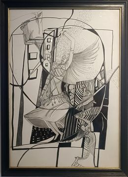 Zeichnungen, Portrait d'une déesse oubliée, Mathilde André
