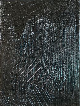 Peinture, Lumières noires  les Marches N35, Serge Teneze