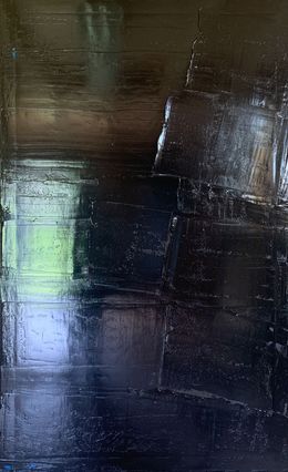 Peinture, Lumieres noires les Blocs N40, Serge Teneze