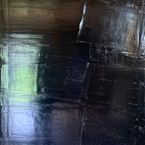 Peinture, Lumieres noires les Blocs N40, Serge Teneze