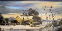 Gemälde, March Evening, Oleg Litvinov