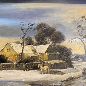 Gemälde, March Evening, Oleg Litvinov