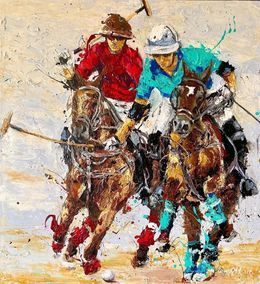 Painting, Le Défenseur, Aurino Jottar