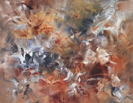 Peinture, Autumn Breeze II, Paresh Nrshinga