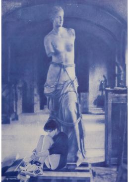 Gemälde, Solitude au musée 2, Dom Simon