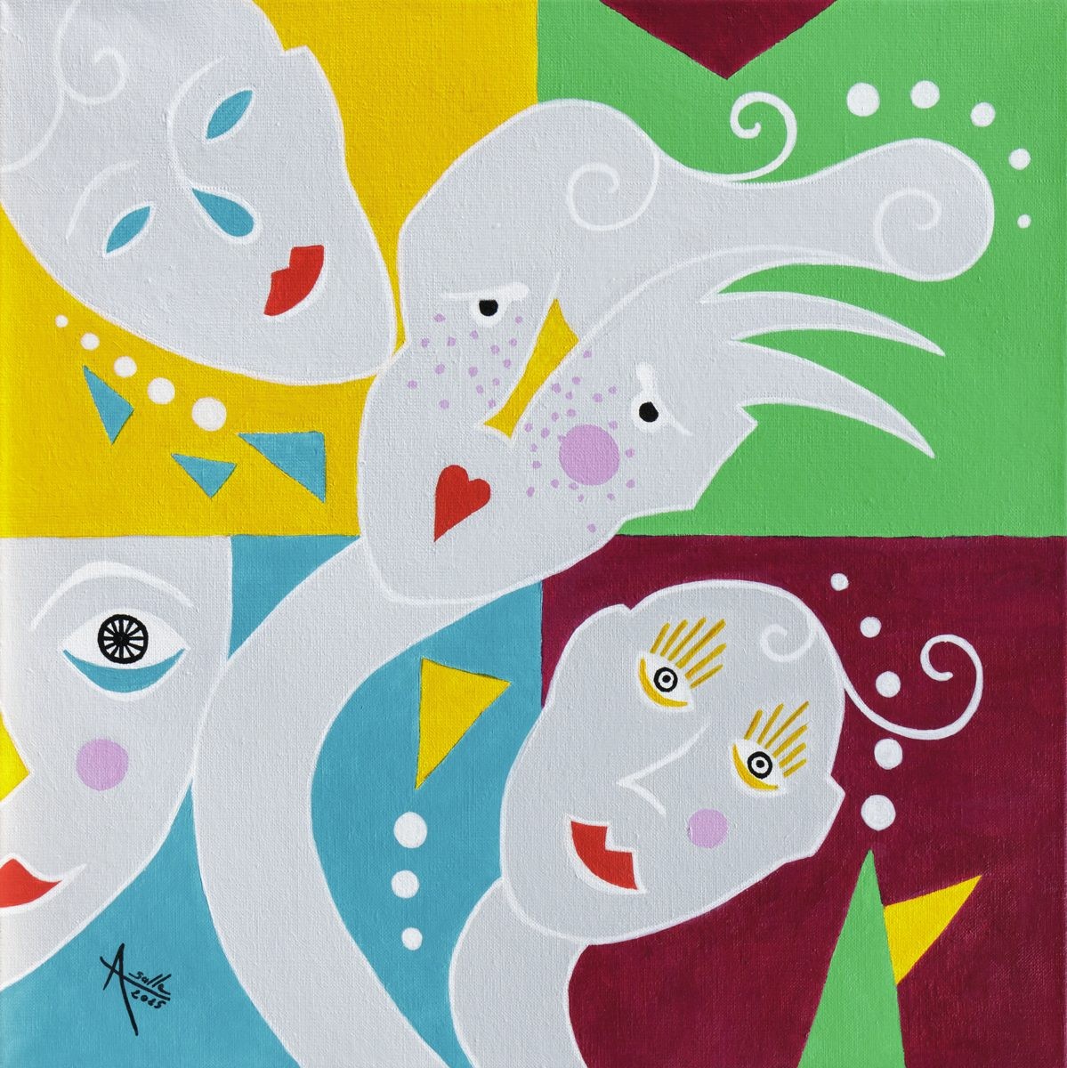 Agnès Salle, Ensemble - personnages fantasmagoriques Agnès Salle, Ensemble - personnages fantasmagoriques
