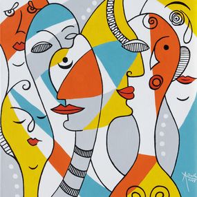 Gemälde, Affinités - personnages fantasmagoriques, Agnès Salle