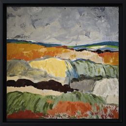 Painting, Champs en lumière, Sophie Dumont