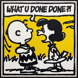 Peinture, What U Done Done?! (Lauren Hill - Lost Ones), large original painting, Mark Drew