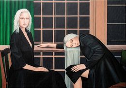 Peinture, Sitting Gracefully While the World Falls Apart, Nataliya Bagatskaya