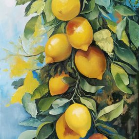 Painting, Sicilian Citrus Harmony, Oksana Evteeva (Oksana Siciliana)