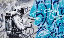 Painting, Astronaut, Asko