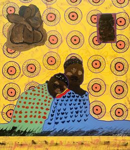 Painting, Liminality - 21st Century, Contemporary, Abstract, Pop Culture, Love, Healing, Olumide Ajayi