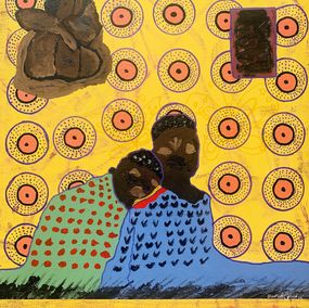 Peinture, Liminality - 21st Century, Contemporary, Abstract, Pop Culture, Love, Healing, Olumide Ajayi