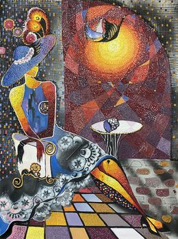 Painting, A Cup Before Dusk, Ruzanna Melqumyan