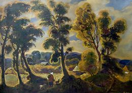 Painting, Evening, Oleg Litvinov