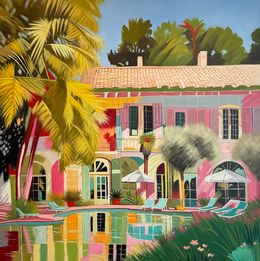 Painting, Return to a summer love, Lilly Muth
