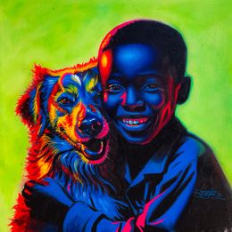 Gemälde, Companion 3, Awosola Michael Angello