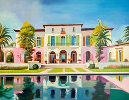 Painting, Where sky meets memory, Lilly Muth