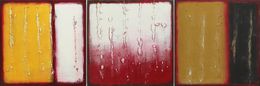 Painting, Three Reds, Ronald Hunter