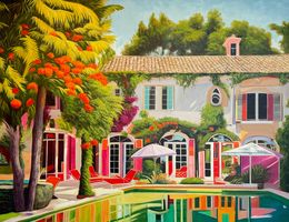 Painting, A House Becomes a Home With You, Lilly Muth