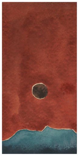 Painting, Twenty one Moons Until Solstice - Day 18, Aurélie Trabaud