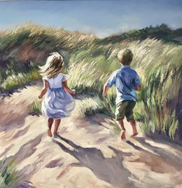 Painting, Childhood Memory, Anna Reznikova