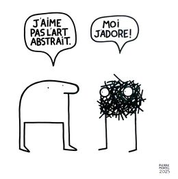Édition, J'aime pas l'art abstrait, Pierre Mortel