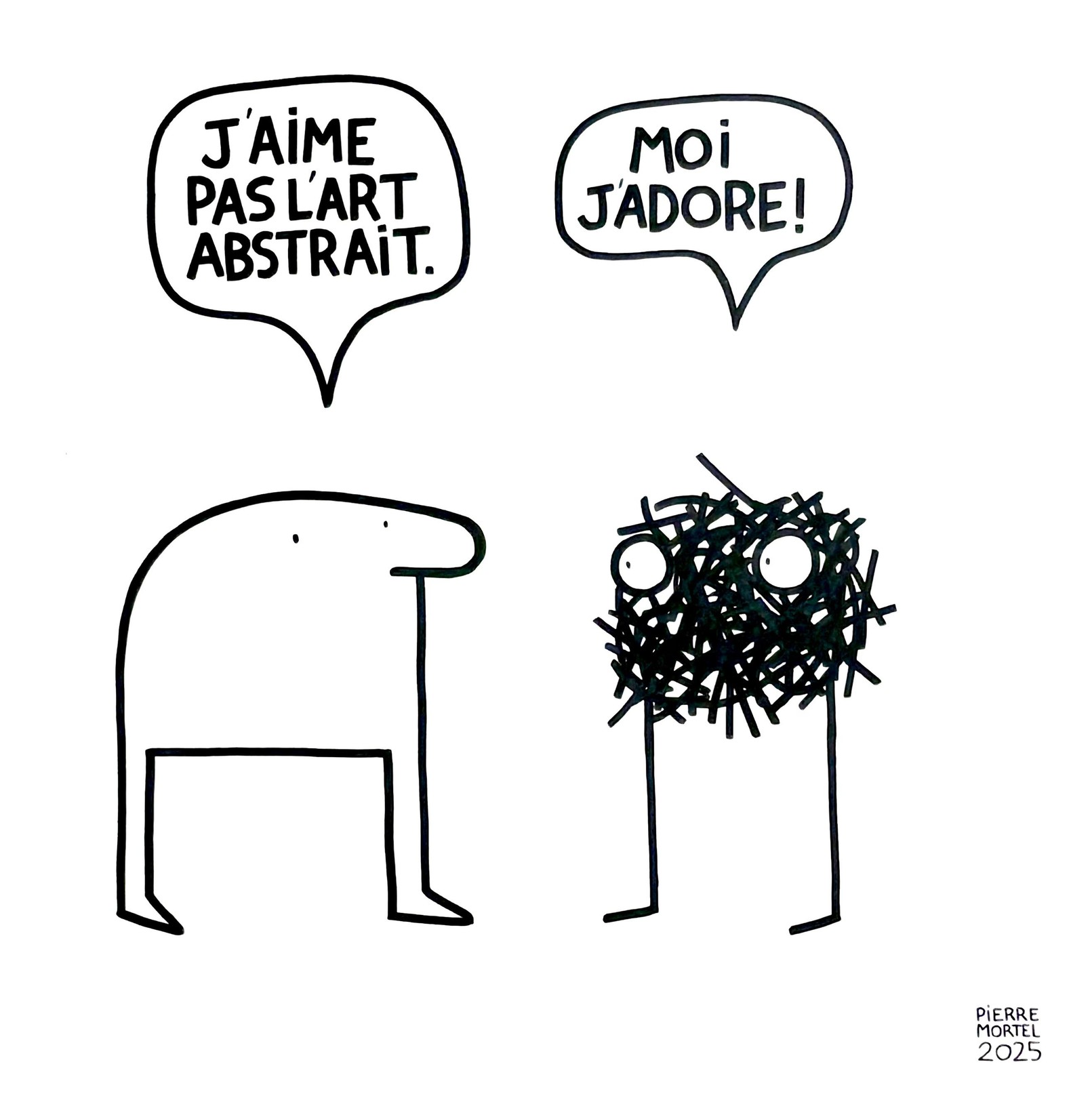 Pierre Mortel, J'aime pas l'art abstrait Pierre Mortel, J'aime pas l'art abstrait