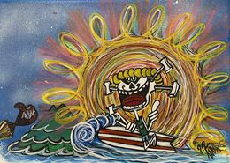 Peinture, Cool et vive les fleurs (1) (1), Seb Paul Michel