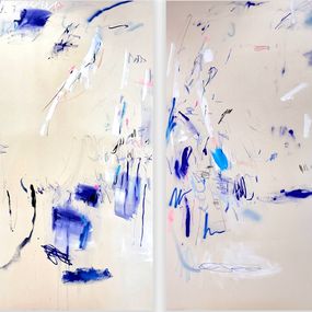 Peinture, Sign of the times (diptych), Manuela Karin Knaut