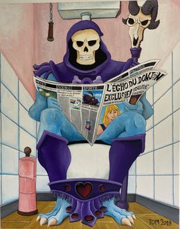 Peinture, Skeletor fait Caca, Thomas Patin