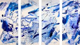 Painting, Highline (set of four paintings), Manuela Karin Knaut