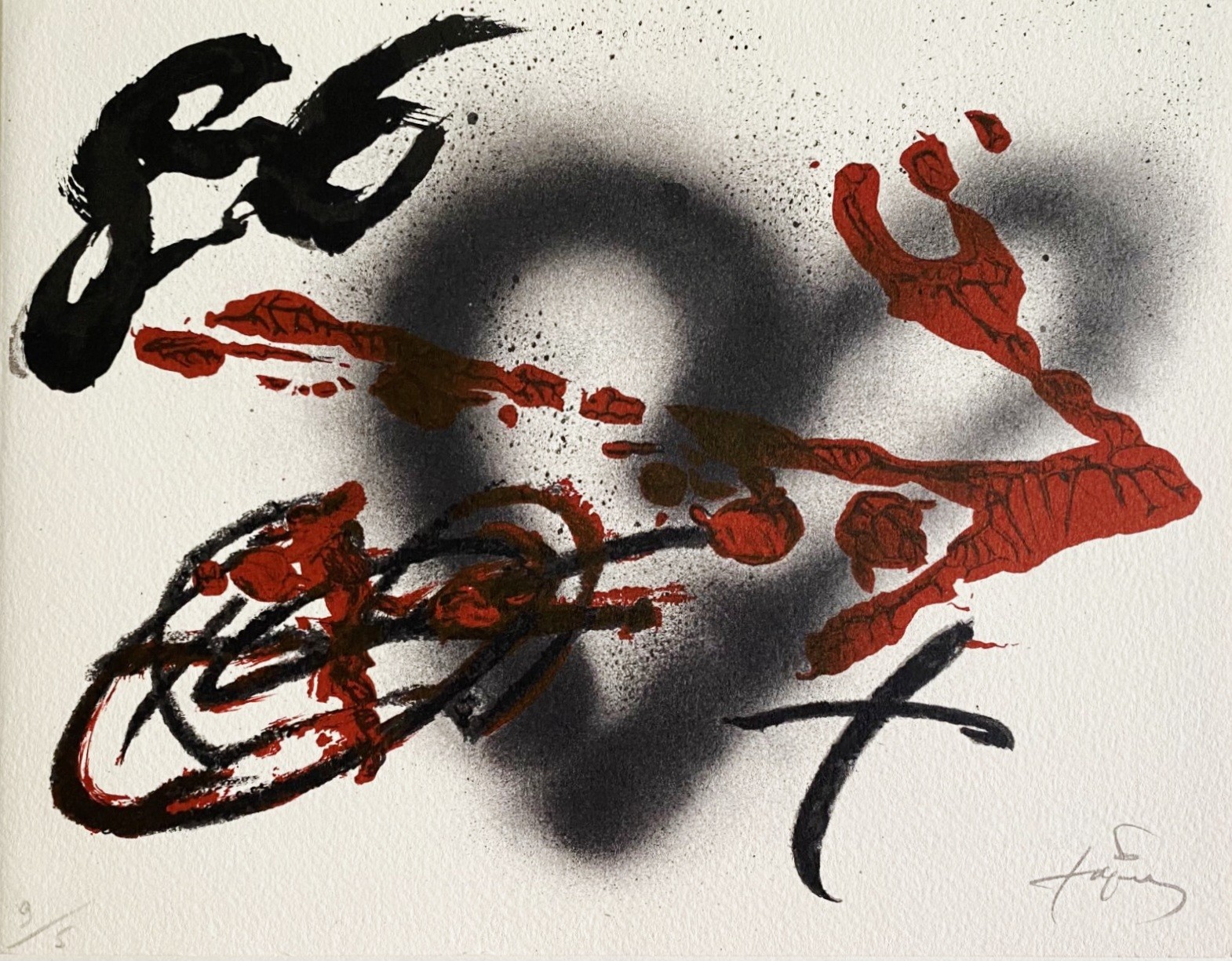 Antoni Tapies, Cœur et flèche Antoni Tapies, Cœur et flèche