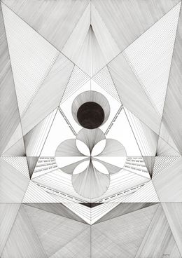 Zeichnungen, Alphabet of Geometry 41. From The Alphabet of Geometry Series, Neerja Chandna Peters