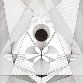 Dessin, Alphabet of Geometry 41. From The Alphabet of Geometry Series, Neerja Chandna Peters