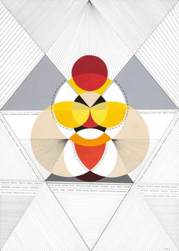 Zeichnungen, Alphabet of Geometry 42. From The Alphabet of Geometry Series, Neerja Chandna Peters