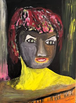 Gemälde, En coulisse, Muriel Deumie