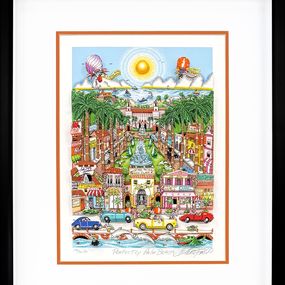 Édition, Perfectly Palm Beach (signed 3D mixed media serigraph), Charles Fazzino