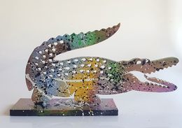 Sculpture, Crocodile Lacoste, Spaco