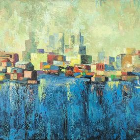 Painting, Reflections of the City, Arto Mkrtchyan
