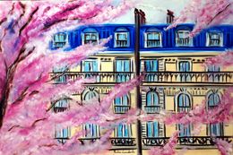 Peinture, Spring in Paris, Ruslana Levandovska