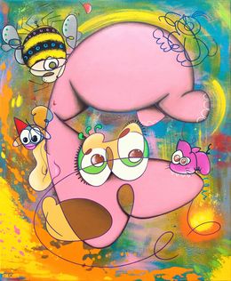 Peinture, Tournouille zoroïde d'herpinacée ornupitale, Eric Bourdon