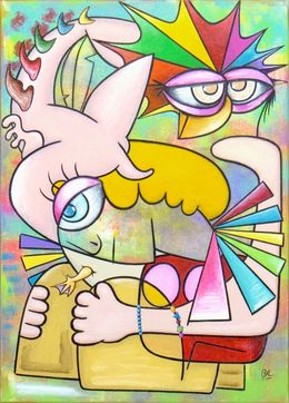 Peinture, Drôles d'oiseaux / Funny Birds, Eric Bourdon