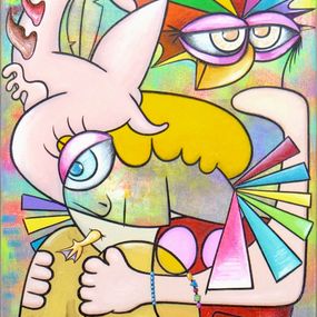 Painting, Drôles d'oiseaux / Funny Birds, Eric Bourdon